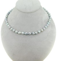 7.5mm Blue Akoya Strand of Pearls Necklace (#J4572) - £686.65 GBP
