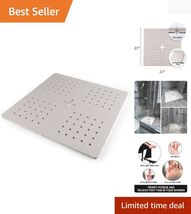 Luxurious Anti-Fatigue Shower Mat - Thick Foam, 27"x27" Square Tiles in ... - $54.40