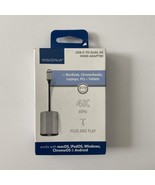 Insignia- USB-C to Dual 4K HDMI Adapter - Gray - $21.38