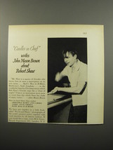1950 RCA Victor Records Ad - John Mason Brown about Robert Shaw - £14.50 GBP
