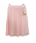 Speechless Pink Swiss Dot Tulle Overlay Skirt Girls Small NWT - $20.57
