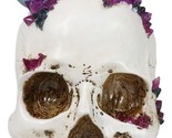 Gothic Macabre Spiky Two Tones Crystal Cavern Mine Cranium Skull Figurine - £22.51 GBP