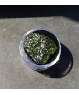 Moldavite, Czek Tektite Genuine 4.7g 1.25" X 1" Genuine Gemstone Green Moldavite - $246.71