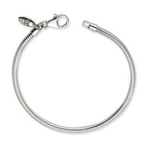 NEW REAL Sterling Silver Reflections Lobster Clasp Bead Bracelet - £31.67 GBP