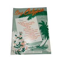 1957 SING CALYPSO Song Book Sheet Music Piano Island Caribbean Jamaican - $19.76