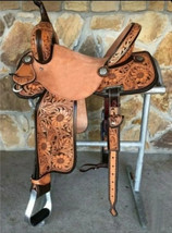Western Barrel Horse Saddle With Matching Tack set HeadStall Breast Coll... - $5,936.28 MXN+
