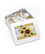 Jigsaw Puzzle in Tin, Sunflower, awd-1352, Personalised/Non-Personalised... - £27.70 GBP+