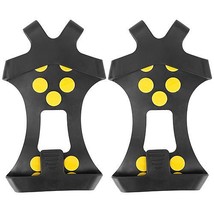 [Pack of 2] Ice Snow Grips Anti SlipOver Shoe Spikes Boot Traction Cleat Port... - £24.97 GBP