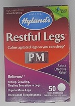 Hylands Homeopathic Restful Legs PM Nightime Relief 50 Quick Dissolving Tablets