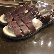 Timberland Sandals brown open toed mens size 6 - $17.67