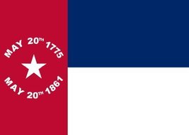 North Carolina Republic flag - - 3x5 foot - 1861 NC flag by WF - £3.92 GBP
