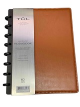 NEW TUL Discbound Notebook Genuine Leather Outer Cover Junior Size 60 Ruled - $29.69