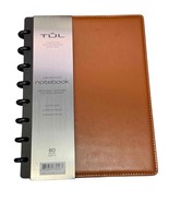 NEW TUL Discbound Notebook Genuine Leather Outer Cover Junior Size 60 Ruled - $29.69