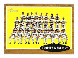 2011 Topps Heritage #192 Florida Marlins - $3.00