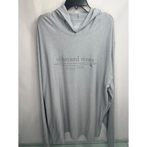 Vineyard Vines Men Hoodie T Shirt Pima Pullover Surf Board Gray Stretch ... - £19.76 GBP