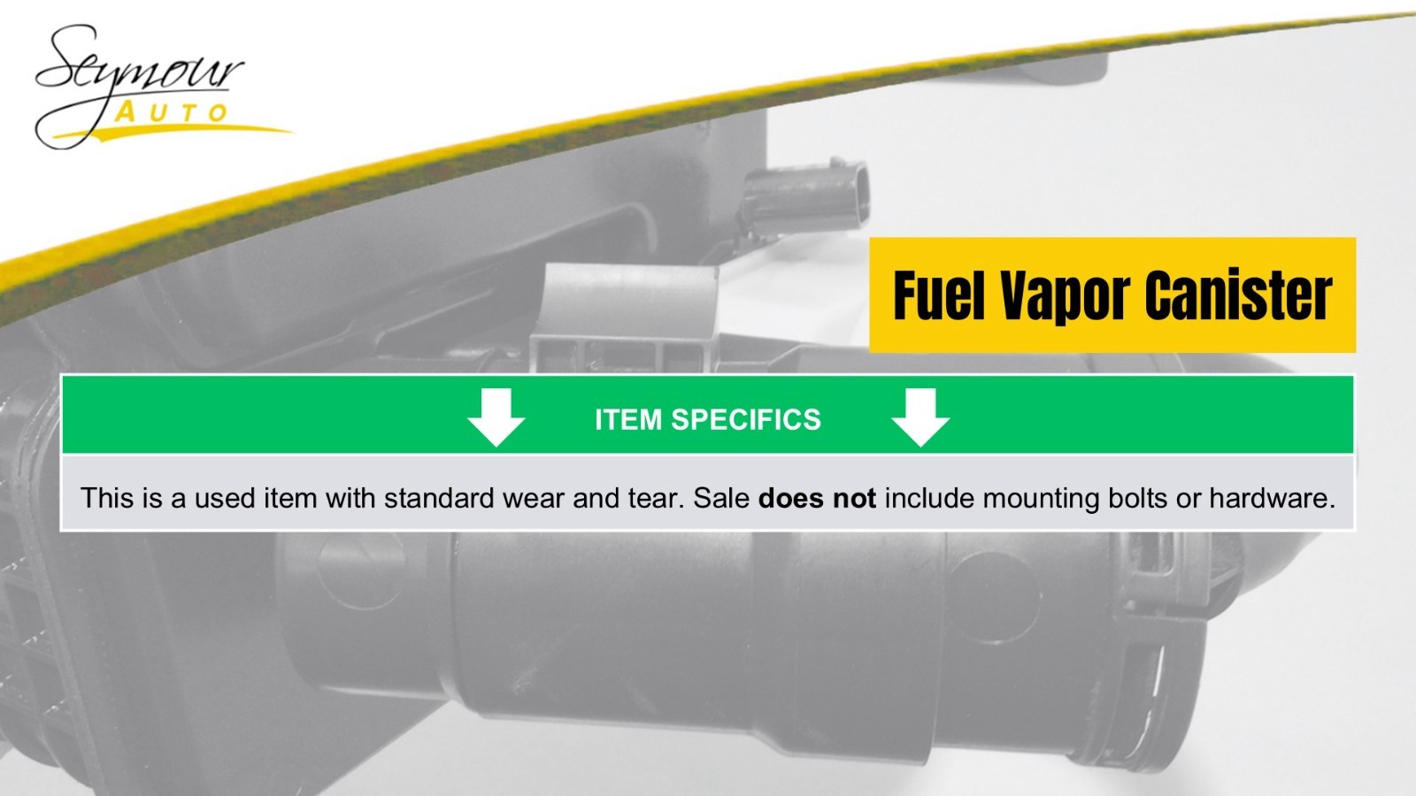 GRANDCHER 2006 Fuel Vapor Canister 998741 Item image 5