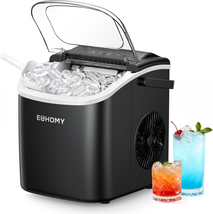 Countertop Ice Maker Machine with Handle, 26Lbs in 24Hrs, 9 Ice Cubes Re... - $101.35