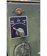 &quot;Wait to Start&quot; Warning Indicator Light, LED for Military Vehicle Dashbo... - €59,62 EUR