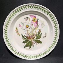 Portmeirion Botanic Garden Dinner Plate 10.5&quot; Helleborus Niger Christmas... - $31.80