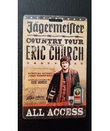 ERIC CHURCH - ORIGINAL JAGERMEISTER TOUR LAMINATE BACKSTAGE PASS - £58.63 GBP