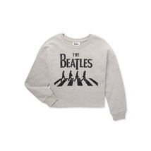 Grayson Social Girls The Beatles Sweatshirt Long Sleeves, Size S Color Gray - $14.84