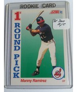 1992 Score #800 Manny Ramirez RC : Cleveland Indians - £2.23 GBP