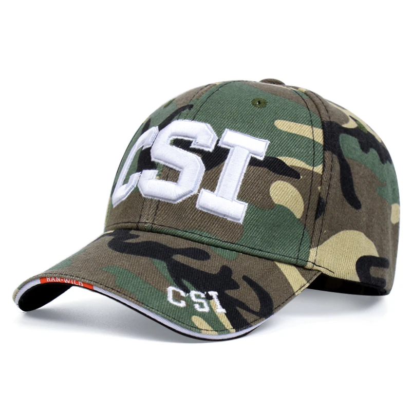 CSI Men Baseball Cap Adjustable Causal Cotton  Hats For Women Fashion Embroidery - £84.30 GBP