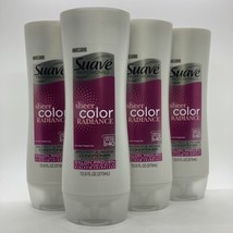 4 Pack - Suave Sheer Color Radiance Protect &amp; Revive Conditioner, 12.6 f... - £37.35 GBP