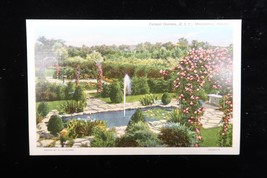 Vtg Formal Gardens KSC, Manhattan Kansas KS Vintage Postcard 1930 - $6.00