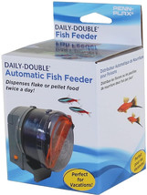 Penn Plax Daily-Double Automatic Fish Feeder 1 count Penn Plax Daily-Double Auto - £26.33 GBP