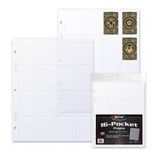 Bcw Pro 16-POCKET Page - Topload - (20 Ct. Pack) For X-WING And Armada Upgrades - £9.08 GBP