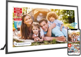 Digital Picture Frame,Frameo 15.6 Inch Large 32GB-1920*1080HD  - $3,953.48 MXN