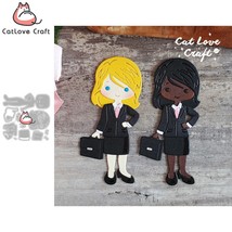 Woman Business Suit Skirt Metal Cutting Dies Scrapbooking Card Making Craft - $9.83