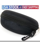 Sunglasses Eye Glasses Black Portable Zipper Hard Case Protector Belt Cl... - $8.31 CAD