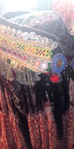 KUCHI TRIBAL MULTICOLORED  RAINBOW  GYPSY THICK ATS TRIBAL BELT - $128.69