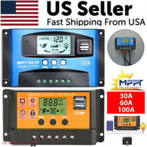 MPPT Solar Panel Regulator Charge Controller Auto Focus Tracking 30-100A... - $46.51+