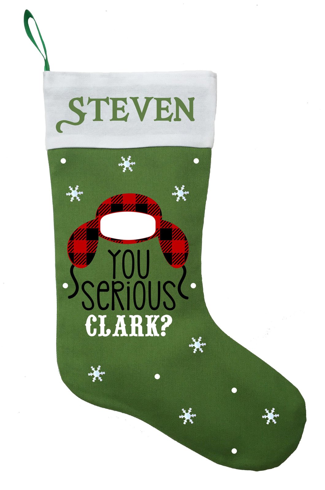 Primary image for Clark Christmas Stocking - Personalized and Hand Made National Lampoons Christma