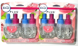 2 Packs Of 2 Febreze Plug Passion Papaya Scented Oil Refill - £32.25 GBP