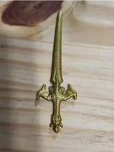 Mystic Knights Of Tir Na Nog Rohan Gold Dragon Sword Weapon blade katana - £2.86 GBP