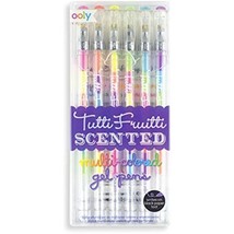 OOLY, Tutti Frutti Gel Pens, Fruity Scented Pen - Set of 6 - £10.12 GBP