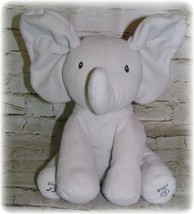 Vintage Interactive Gund Flappy The Elephant Peek A Boo Musical Plush Toy Baby - $15.19