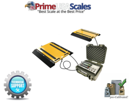 Prime PS-928 PORTABLE TRUCK AXLE SCALE &amp; PRINTER - 60,000 lbs x 10 lbs - £1,963.35 GBP