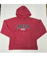 Cuffy’s Cape Cod Hoodie Men’s Size Medium Red Pullover Hooded Sweatshirt - $34.16 CAD