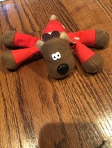 VINTAGE Hallmark Cards Rodney the Reindeer Plush Christmas 5 x 8&quot; - £23.93 GBP