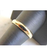 Vintage Estate 10K Yellow Gold Band Wedding Ring 3.2g E4021 - £194.62 GBP