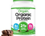 &quot;Orgain Organic Vegan Protein Powder, Creamy Chocolate Fudge - 21g Plant... - £21.14 GBP