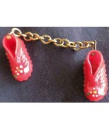 Cute Miniature Moccasins Key Chain Charm – VGC – GREAT COLLECTIBLE PIECE - £6.22 GBP