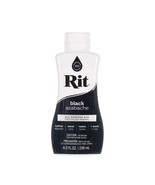 Rit Dye Liquid  Wide Selection Of Colors  8 Oz. (Black) - £11.80 GBP