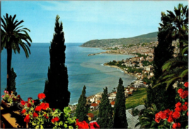 Postcard Italy San Remo Panoramic View of the Coastal Area - £4.60 GBP