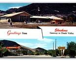 Doppio Vista Banner Greetings From Shoshone California Ca Unp Cromo Post... - $5.08